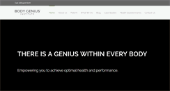 Desktop Screenshot of bodygenius.com.au