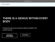 Tablet Screenshot of bodygenius.com.au